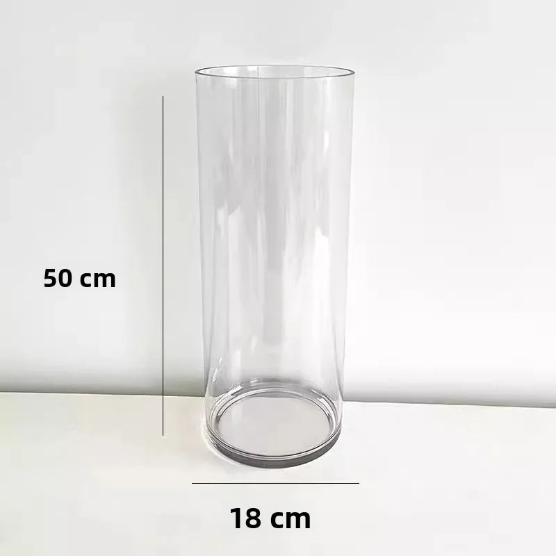 Acrylic Flower Vase Transparent Decorative