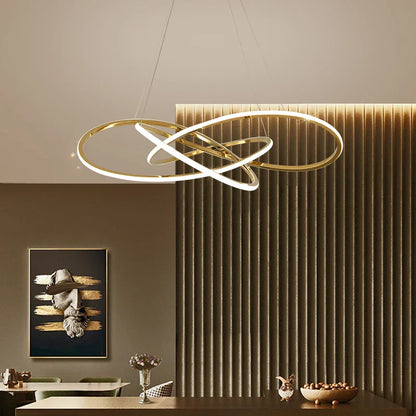 DecorBites™ Clover Stainless Steel Pendant Lamp, Luxe Four Leaf, 3 Colors