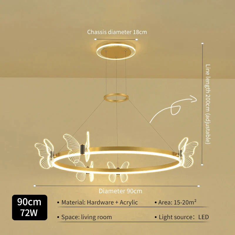 Butterfly LED Ceiling Lamp