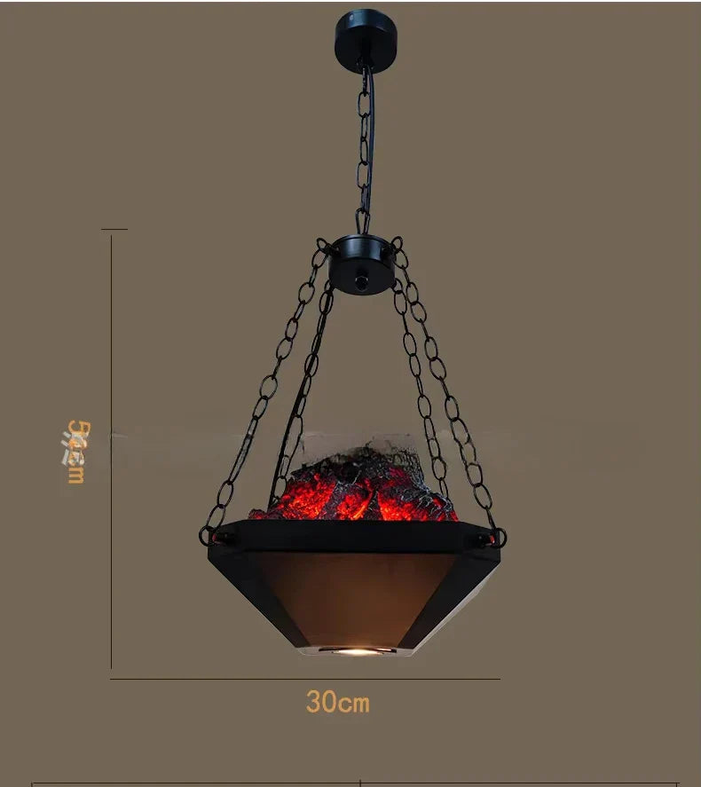 Iron Industrial Pendant Light