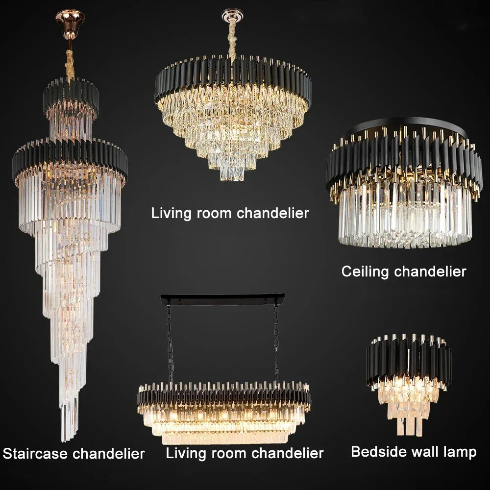 Crystal Round Ceiling Chandelier