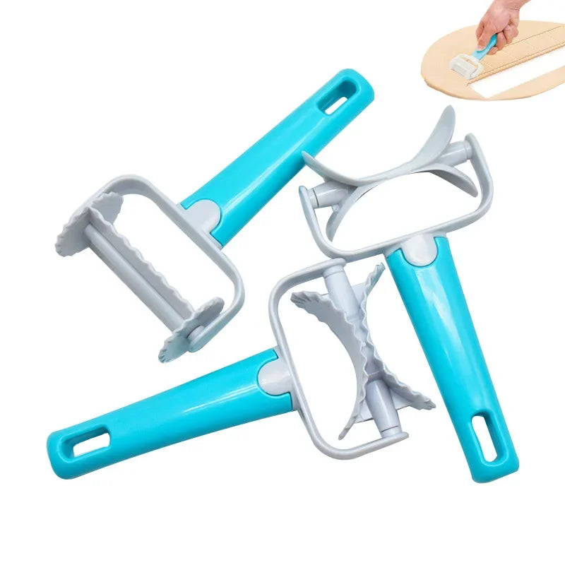 DecorBites™ Dough Cutter and Dumpling Maker: Kitchen Pastry Tools for Homemade Dumplings, Pies, and Cookies