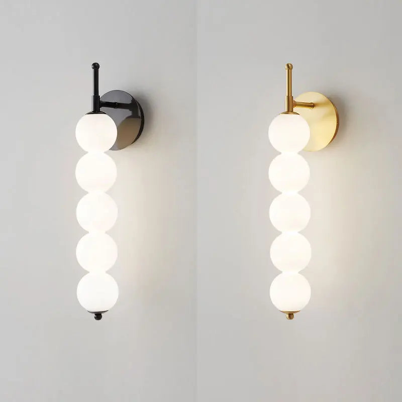 DecorBites™ Glass Bedside LED Wall Lamp for Parlor, Hotel & Home Lighting