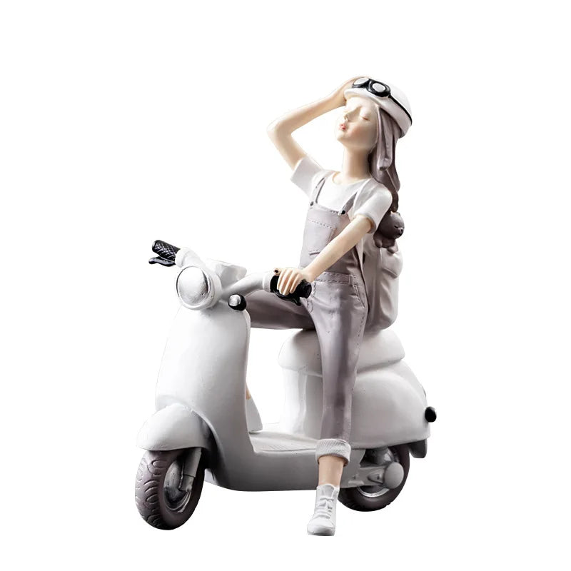 Resin Girl Figurine Sculpture