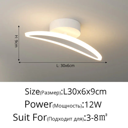 DecorBites™ LED Ceiling Light Strip for Corridor, Balcony & Living Room