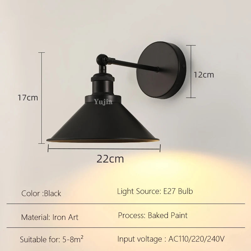 Adjustable Wall Sconce Bedside Lamp