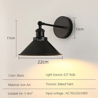 Adjustable Wall Sconce Bedside Lamp