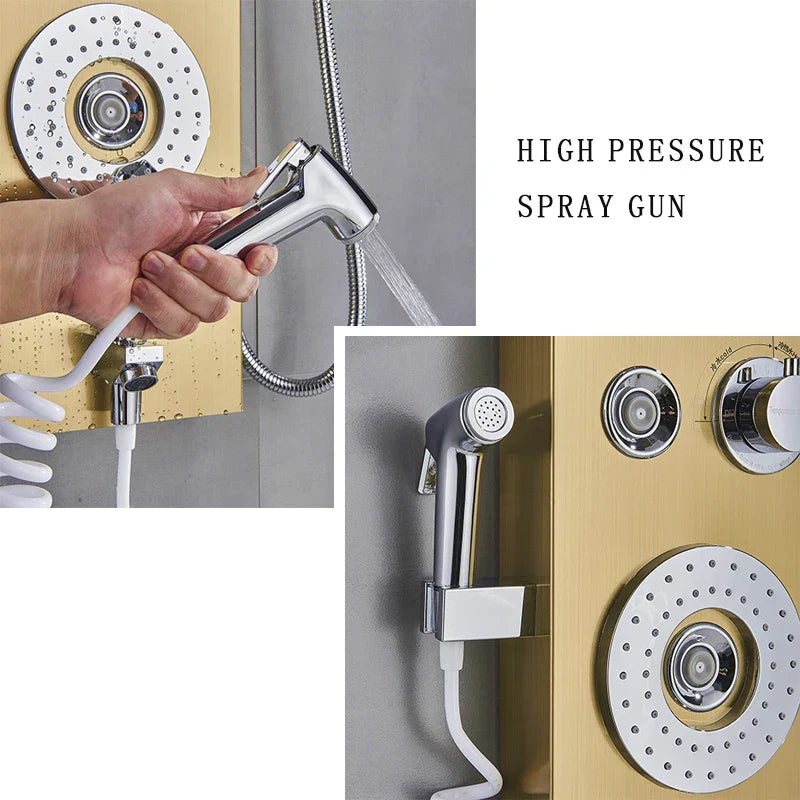 Blue LED Shower System
