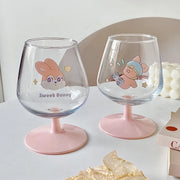Glass Rabbit Juice Goblet