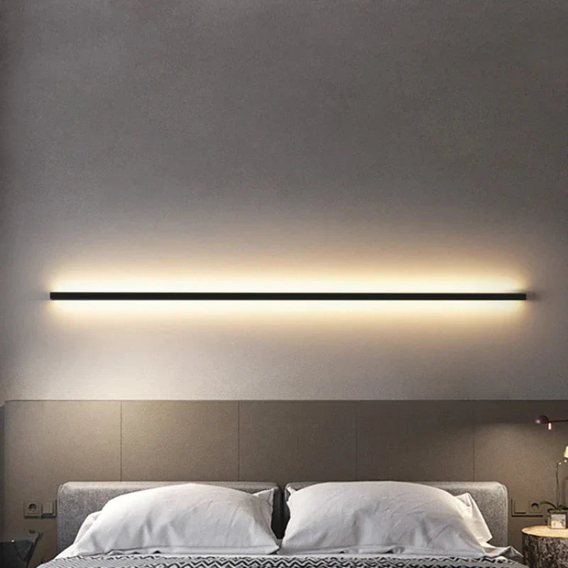DecorBites™ LED Wall Lights Dimming Switch Black Gold White Metal Sconces Bedroom Aisle Lamp