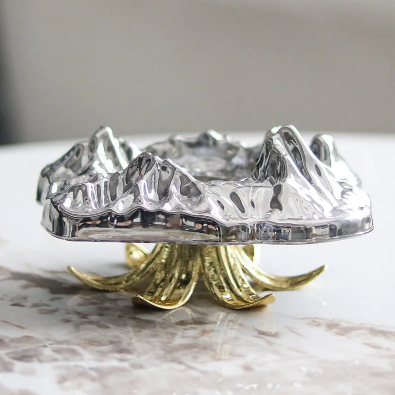 Glass High-Leg Tray