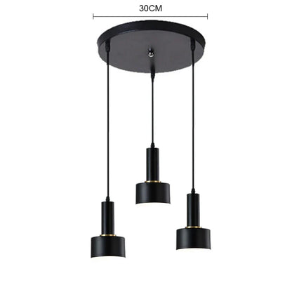 DecorBites™ Gold E27 LED Pendant Light Nordic Chandelier for Indoor Living Room & Bedroom