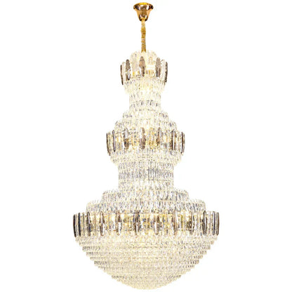 DecorBites™ Light Luxury Crystal Chandelier: Postmodern Elegance for Hotels, Villas, and Duplexes
