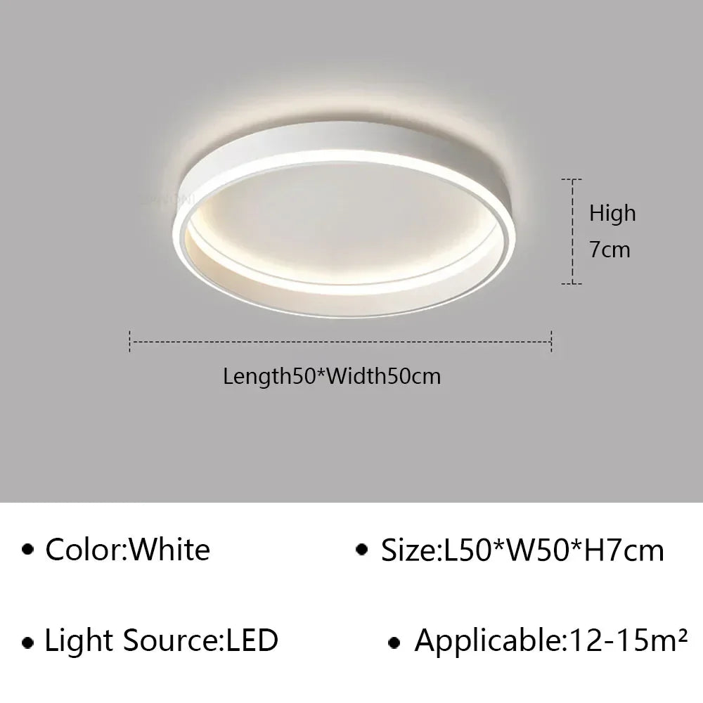 DecorBites™ Geometric LED Ceiling Lamp Chandelier for Living Dining Room Study Bedroom Aisle Balcony