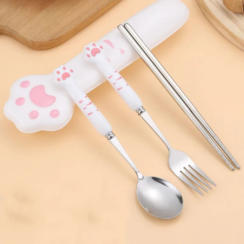 Metal Cartoon Cutlery Set