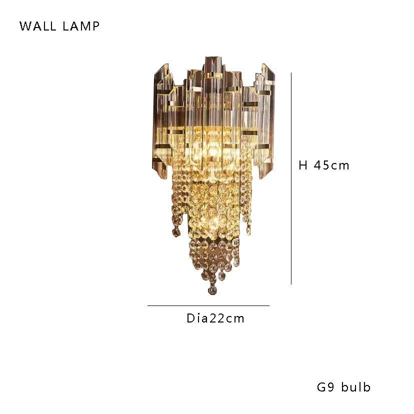 DecorBites™ Black Crystal Bead Ceiling Chandelier - Modern Classic for Living Room & Dining Table