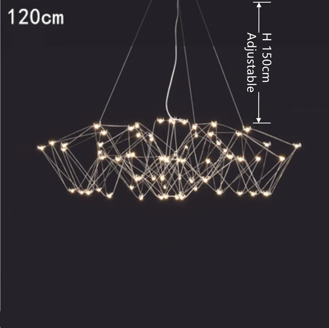 DecorBites™ Cube Light: Modern Creative LED Pendant Lamp for Living Room and Restaurant