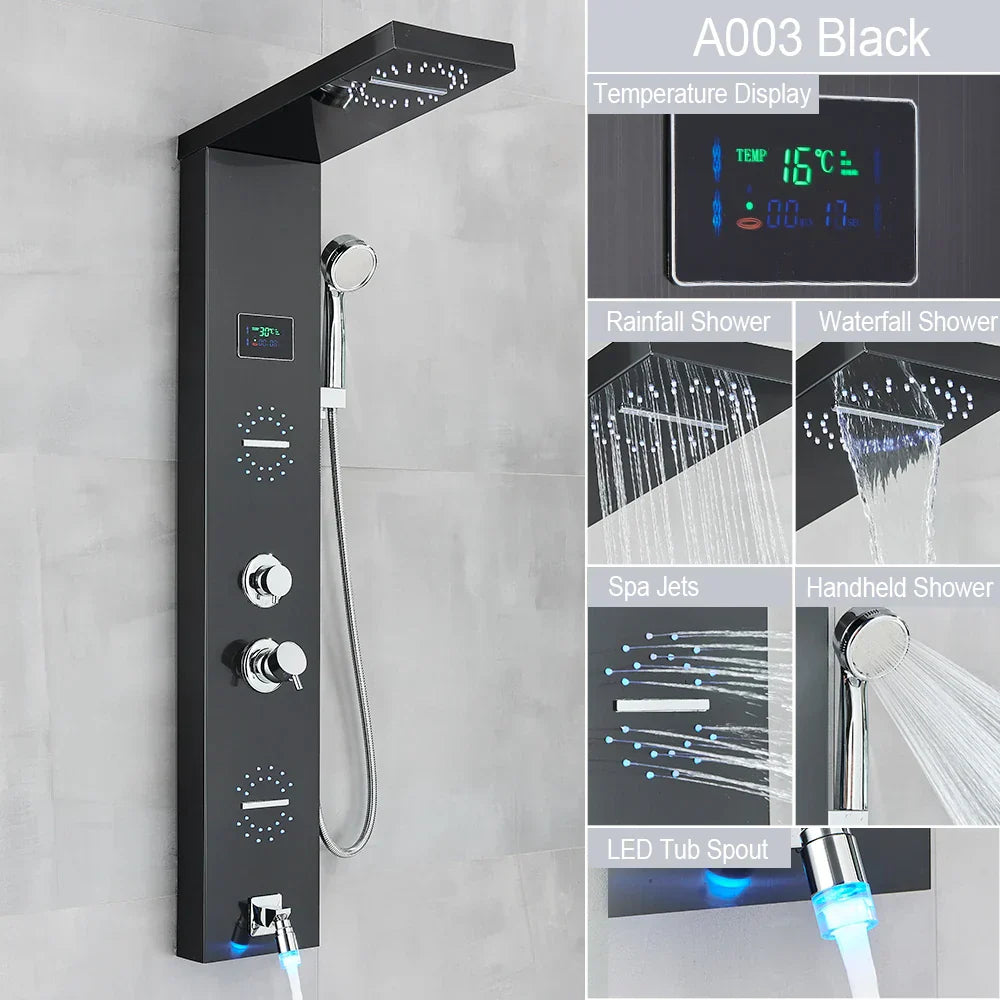 LED Rainfall Shower System