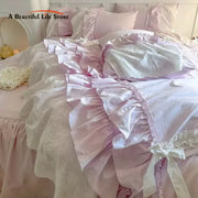 Cotton Ruffle Bedding Set