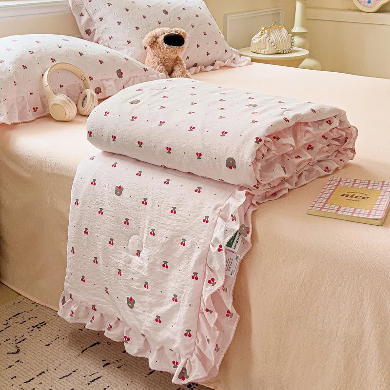 Cotton Patchwork Summer Quilt