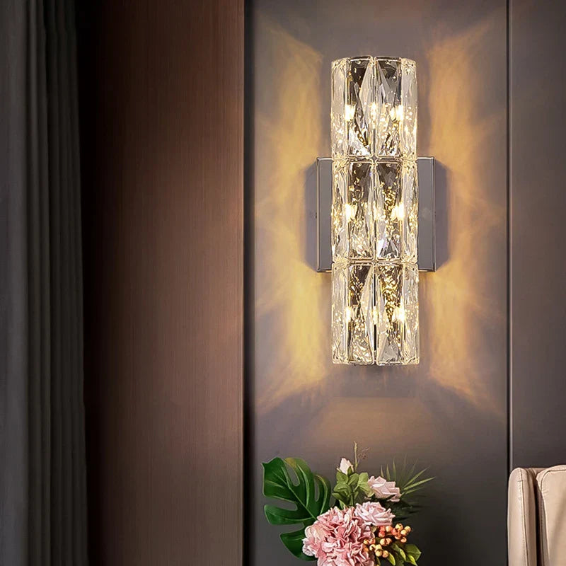 Gold Crystal Nordic Sconce