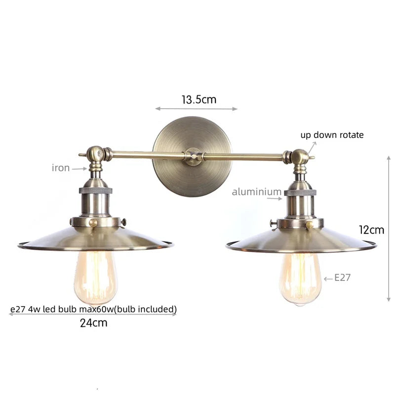 Dual Head LED Wall Lamp