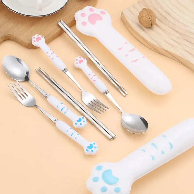 Metal Cartoon Cutlery Set