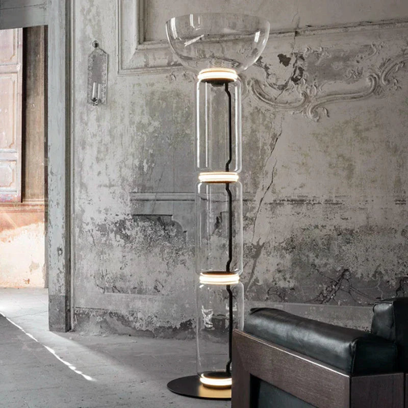 Glass Nordic Floor Lamp