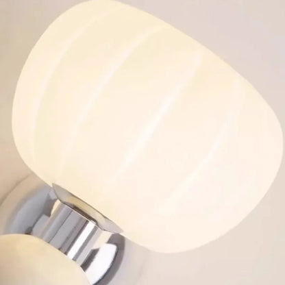 DecorBites™ Cream Breeze Pumpkin LED Wall Lamps, Elegant Lighting for Bedroom Living Room Dining Hallway