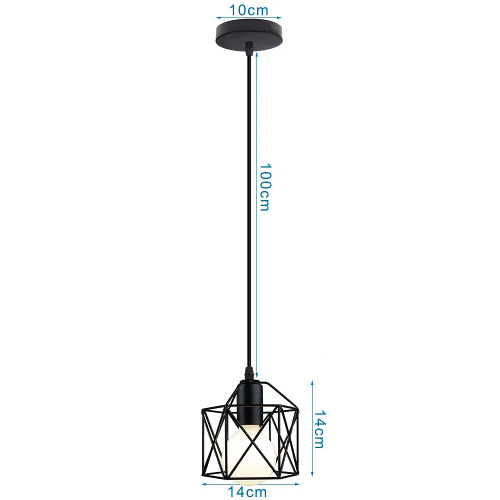 DecorBites™ Industrial Loft Pendant LED Ceiling Light for Home Living Room Kitchen Decor