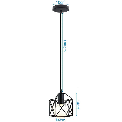 DecorBites™ Industrial Loft Pendant LED Ceiling Light for Home Living Room Kitchen Decor