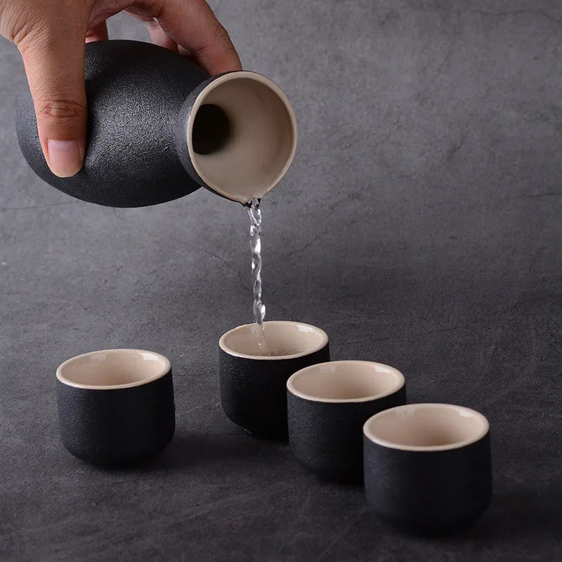 Ceramic Japanese Sake Set