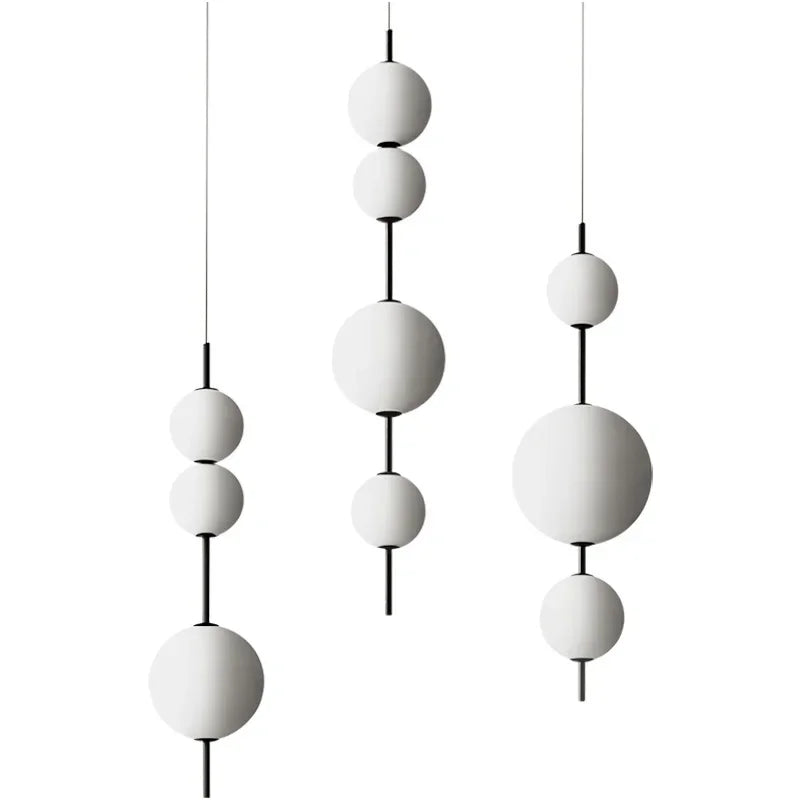 DecorBites™ Glass Ball LED Pendant Light for Modern Restaurant, Cafe, Bedroom & Kitchen