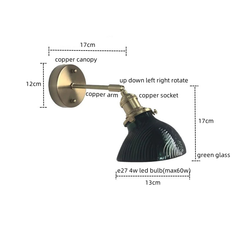 Copper LED Wall Sconce