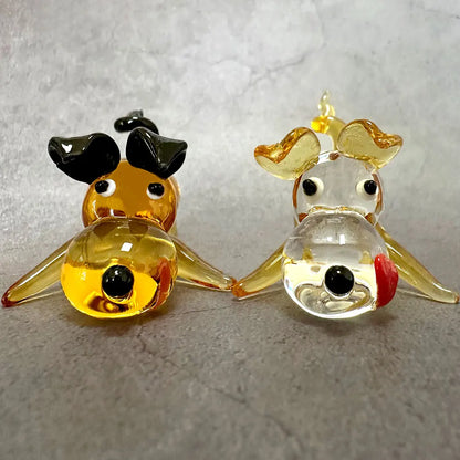 DecorBites™ Crystal Cartoon Puppy Figurine Table Decor - Girl's Favorite Xmas Gift