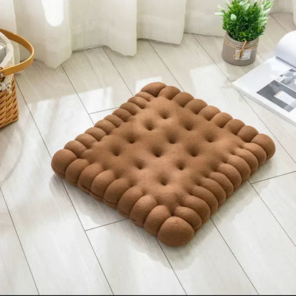 DecorBites™ Biscuit Sofa Cushion: Soft Chair Seat Cushion for Home Decor and Living Room