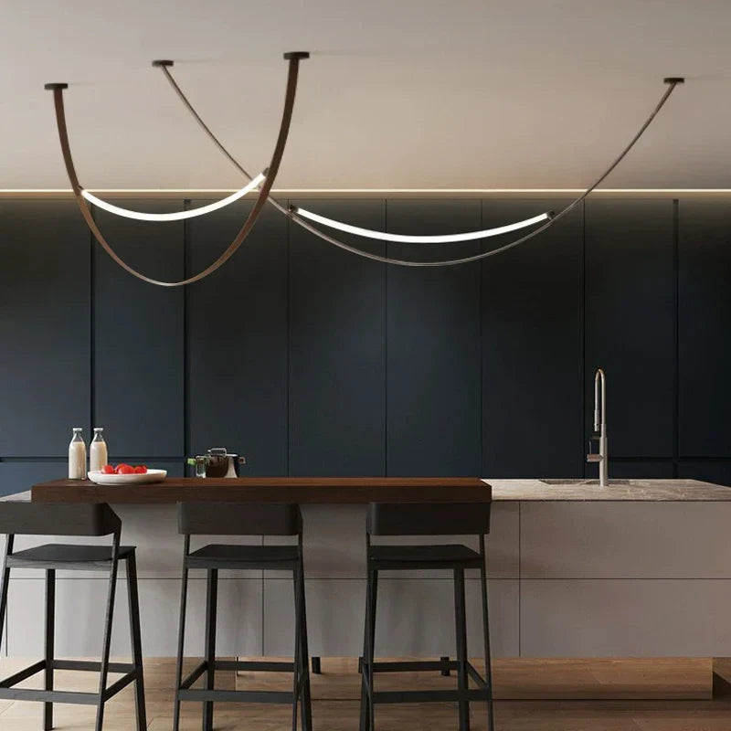 Leather Nordic LED Pendant
