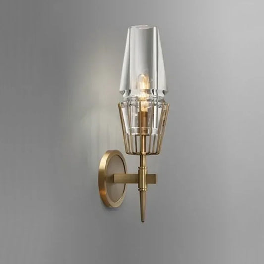DecorBites™ Crystal double head bedside table lamp for modern luxury living spaces.