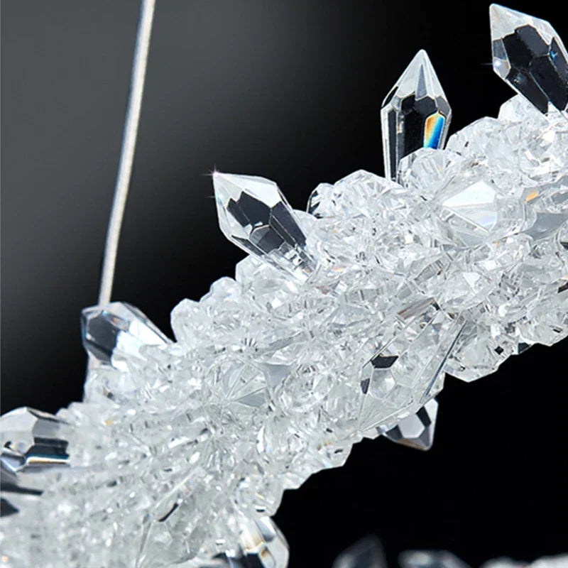 Crystal Round Chandelier Light