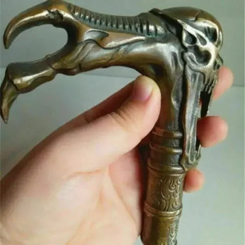 Bronze Gothic Cane Head