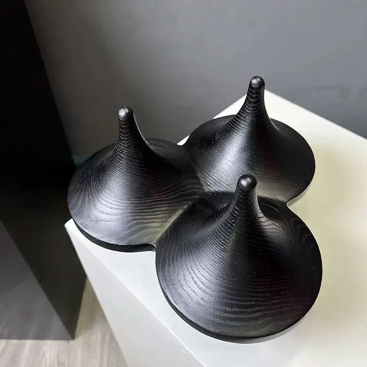 DecorBites™ Geometric Gyroscope Triangle Cone Resin Decorative Figurines Ornament