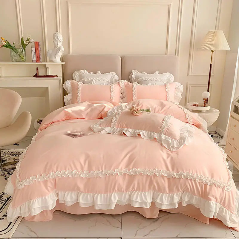 Washed Cotton Bed Set