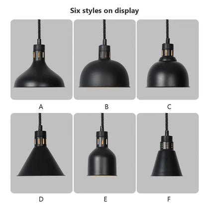 DecorBites™ Electric Food Heating Pendant Light - Stylish and Functional Fixture for Kitchens and Restaurants