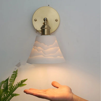 DecorBites™ LED Wall Lamp Sconce Up Down Rotate Pull Chain Switch Modern Stair Light Fixtures