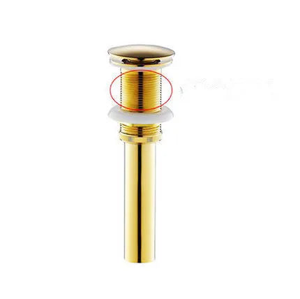 Gold White Waterfall Faucet