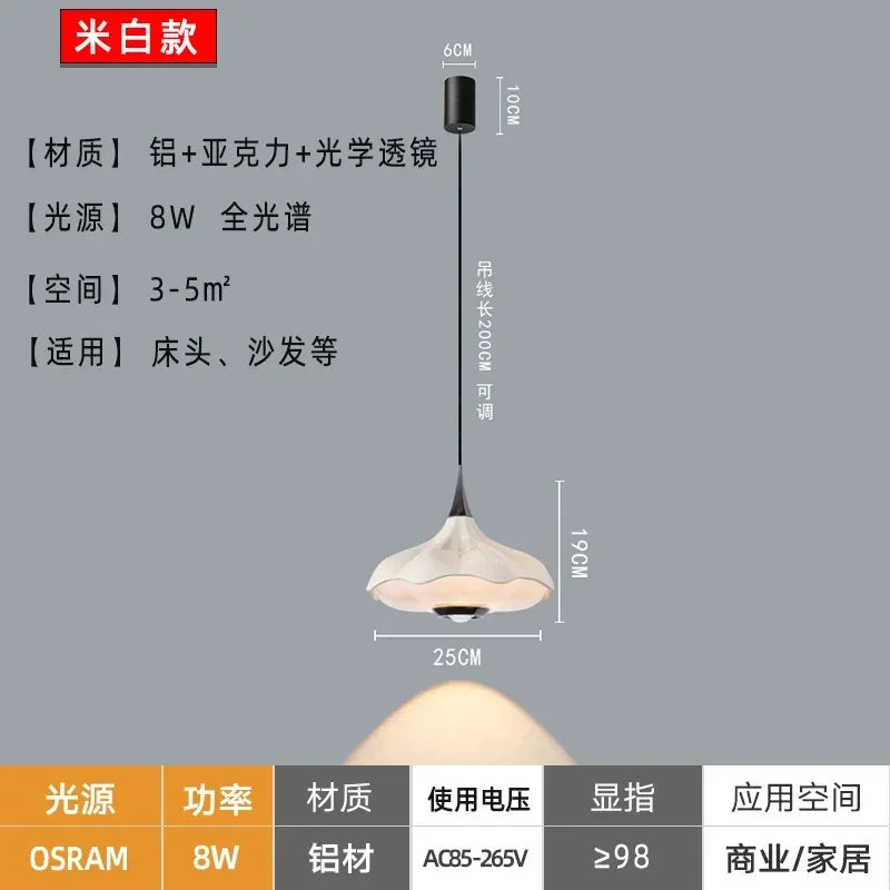 Modern Black LED Chandelier