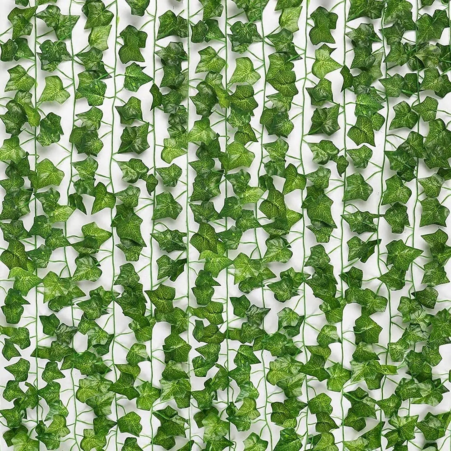 DecorBites™ Ivy Green Fake Leaves Garland Vine Wall Decoration Artificial Plants