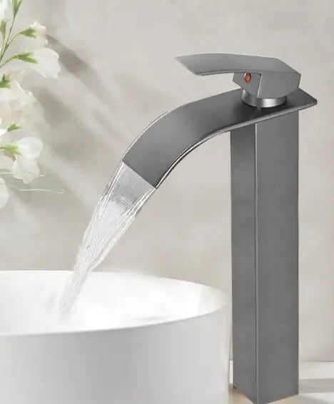 Rose Gold Waterfall Faucet