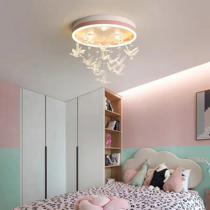 DecorBites™ Flying Bird Ceiling Light: Fashionable and Romantic Kid's Room Decor Lamp