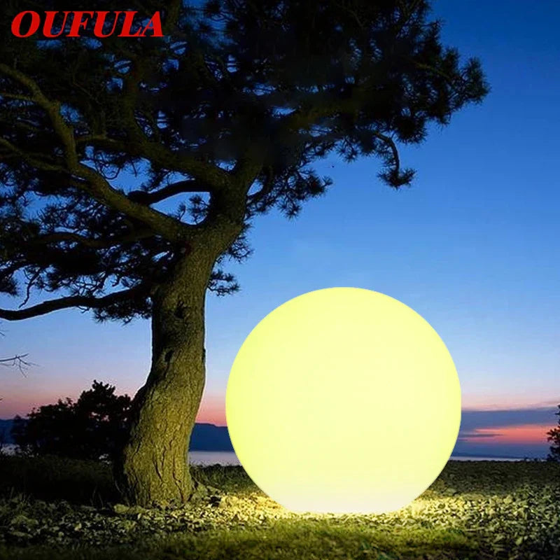Outdoor LED Sphere Lamp